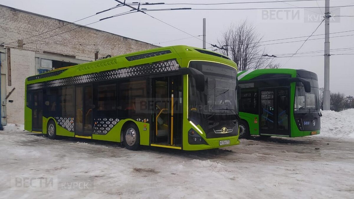    Электробус «Генерал» выехал на маршрут «Курск-Курчатов»
