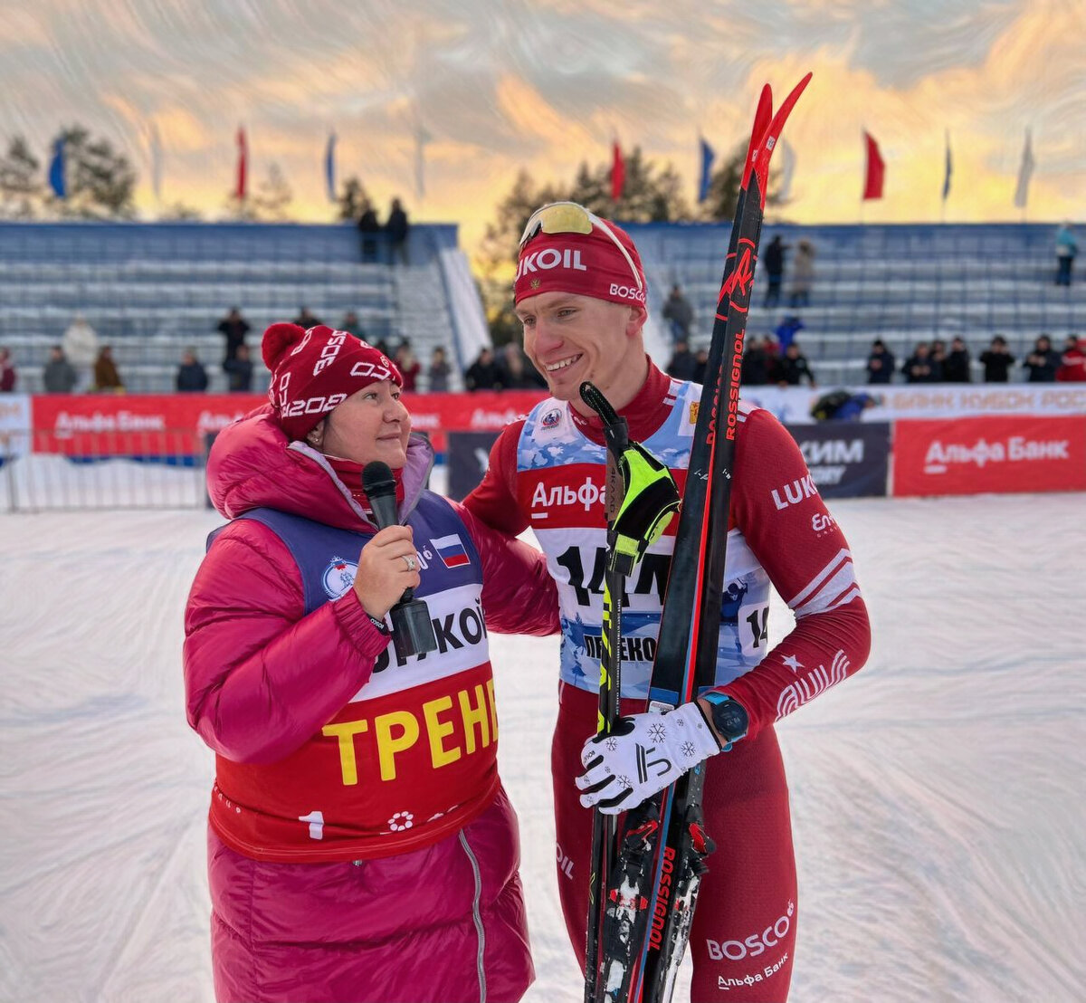Лыжник Брянский Александр Большунов