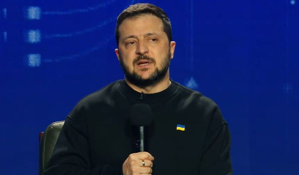    Президент Украины Владимир Зеленский Кадр из видео