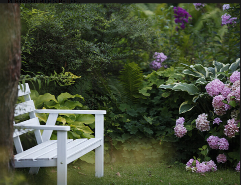 фото Ирины с канала Хюгге на шести сотках - цвет белый