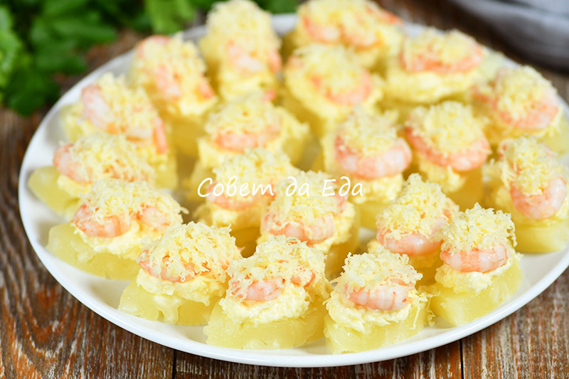 Интересная закуска из креветок и ананаса (и креветки дорогие не нужны, и вкус просто замечательный)