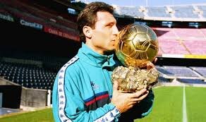 Христо Стоичков с "Золотым мячом" 1994 год