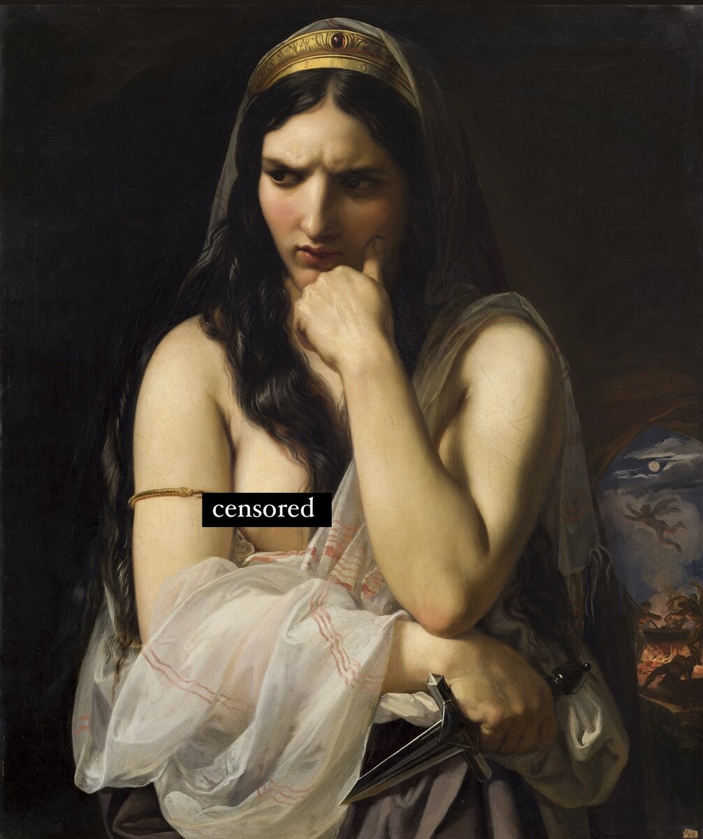 Джузеппе Беццуоли, "Медея", 1852.