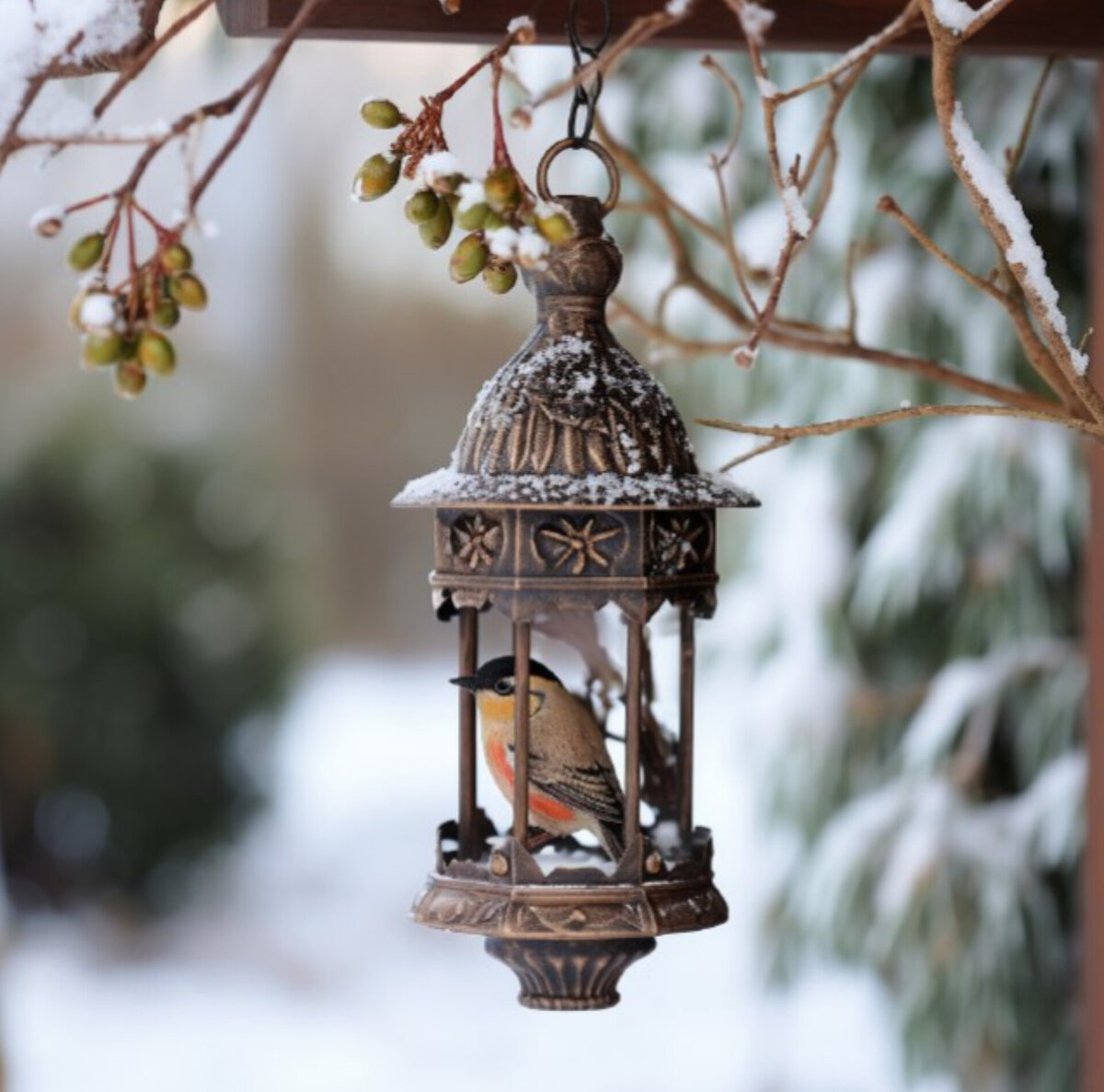 Кормим птиц зимой