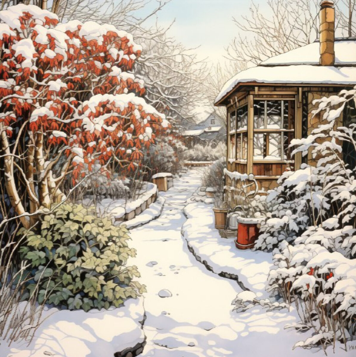 Зимний сад-огород