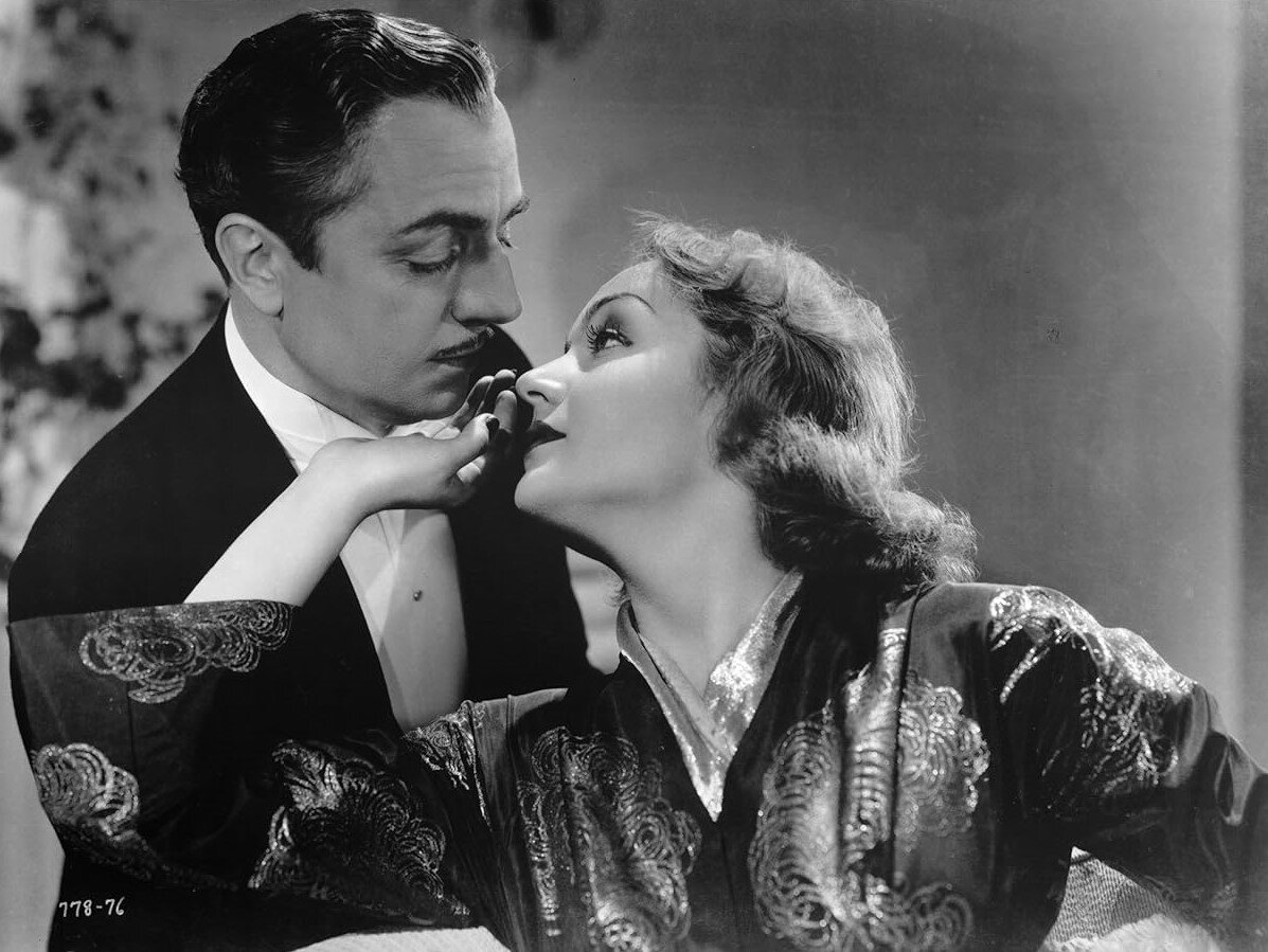 Актер Пауэлл, Уильям и актриса Кэрол Ломбард в фильме Грегория Ла Кавы «Мой слуга Годфри» (My Man Godfrey)