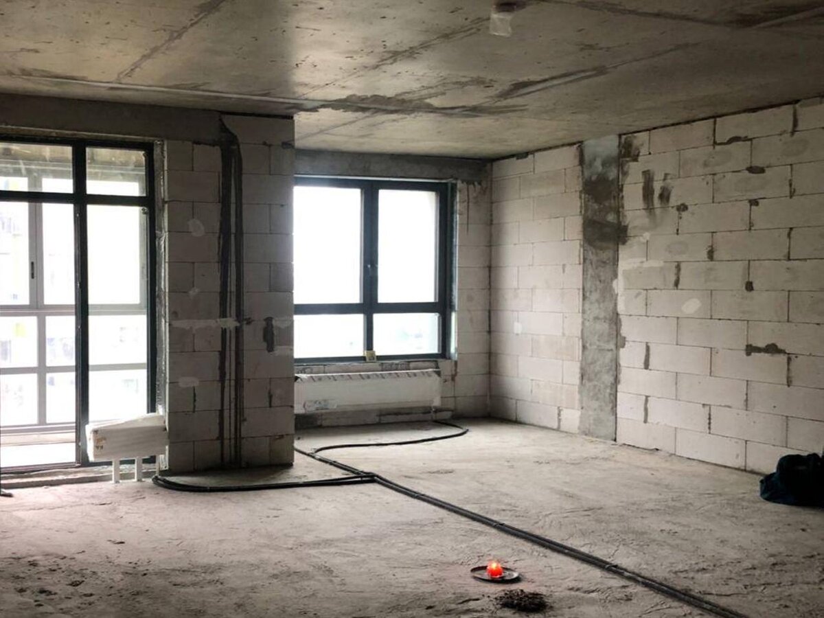 Фото квартиры от застройщика до ремонта