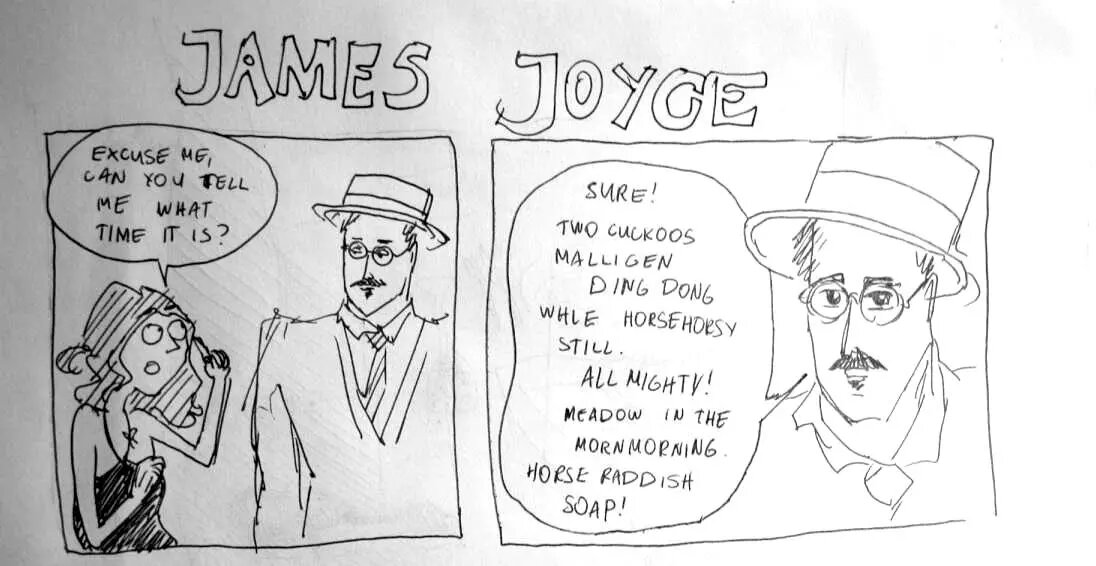 Что произойдет, если просто спросить у Джойса, сколько времени...