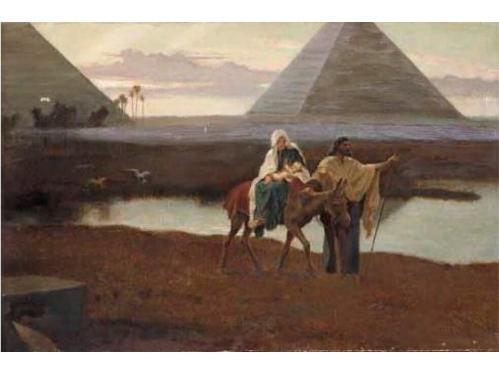 Иисус христос в египте. Бе́гство в египет марии и иосифа. Larsen c8 на пути в египет. Иосиф и мария бегство в египет. Иосиф и мария бегство в египет.