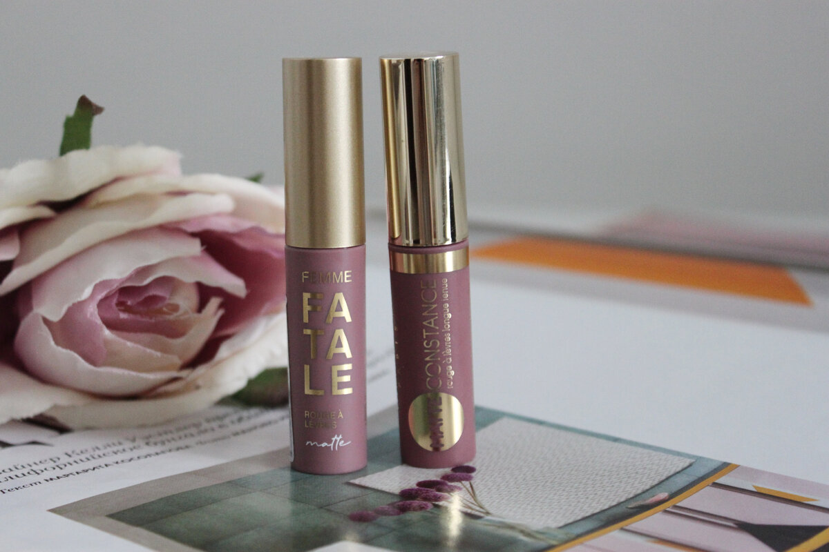 Матовые помады Vivienne Sabo Femme Fatale и Matte Constance.