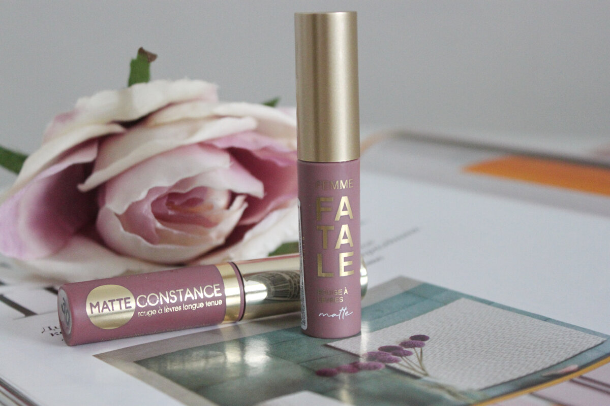 Матовые помады Vivienne Sabo Femme Fatale и Matte Constance.