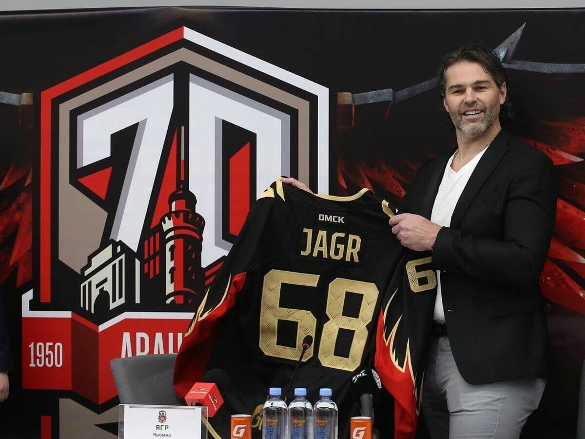    Яромир Ягр© Twitter ХК "Авангард"