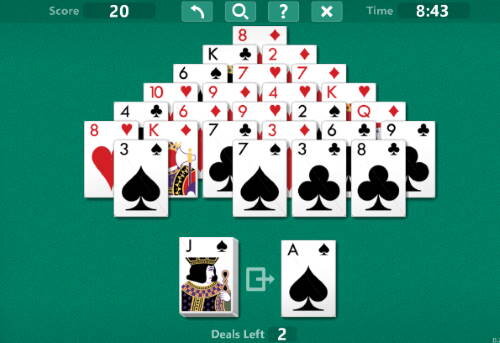 Пасьянс Пирамида