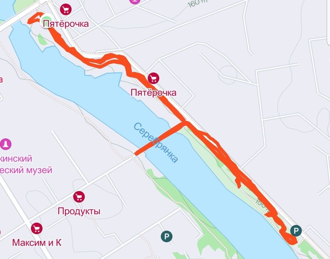 Трек из Strava