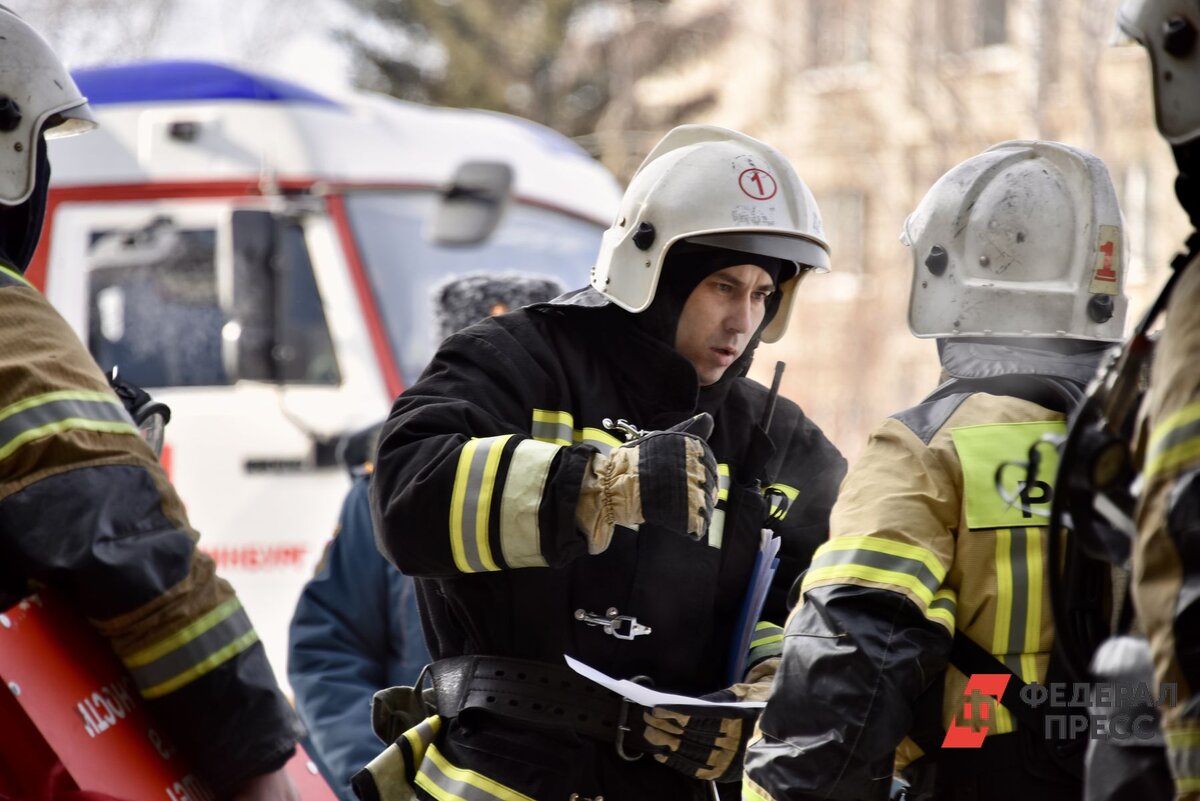 Пожарные прибыли буквально через несколько минут.  Фото: Фото: ФедералПресс / Полина Зиновьева