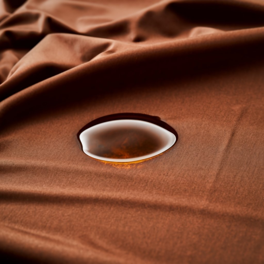 Жирное пятно на ткани