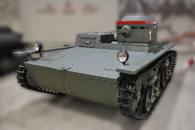 Фото Т-38 в музее в Кубинке, найденное в интернете в группе Парка Патриот.