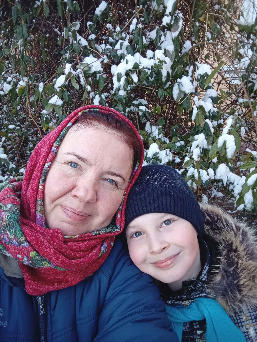 Фото автора. Снежная радость! 