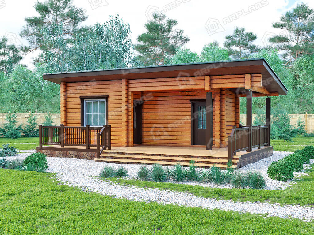 Фасад 2 бани Б-076. Источник arplans.ru 