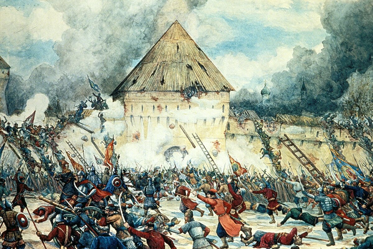 В 1612 году произошла весьма известная Московская битва. Это событие стало кульминацией борьбы русских людей против иностранных интервентов.-2