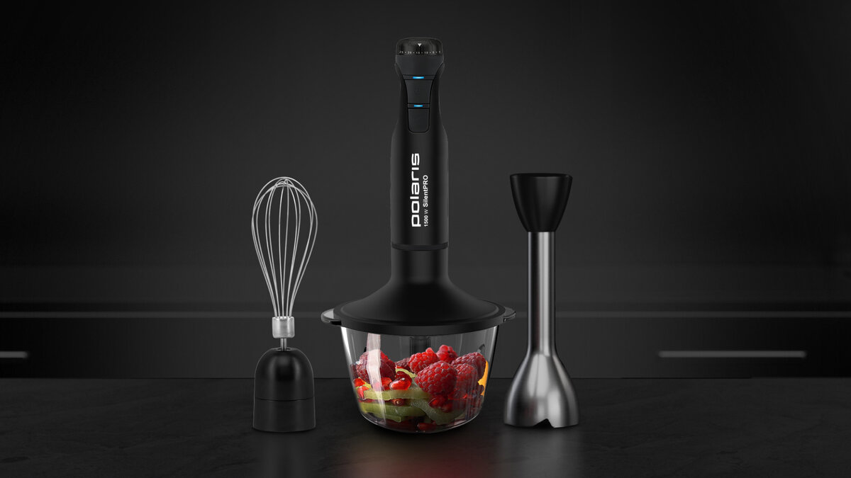 Погружной блендер Polaris PHB 1517GL Silent 