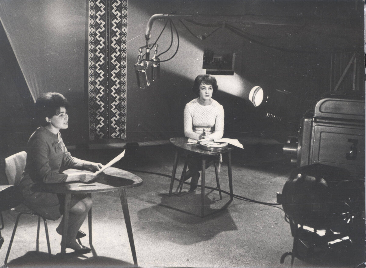 Студия кировского телевидения 1960-е г.г.