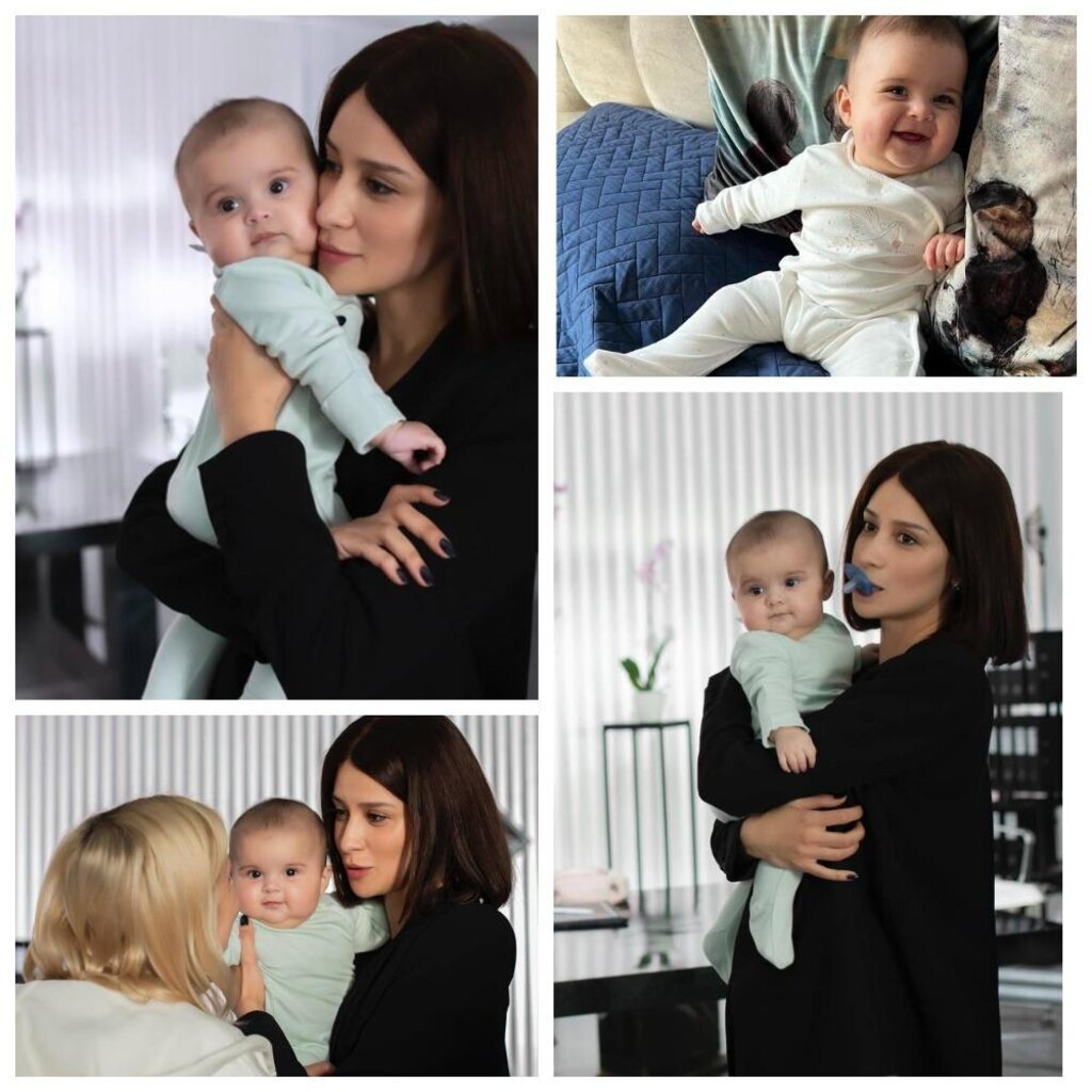    Равшана Куркова с дочерью