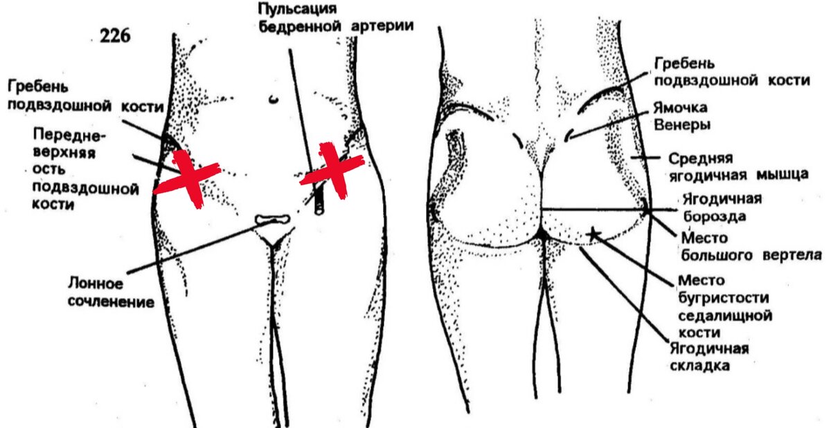 У худеньких она выпирает и видна, а полненьким нужно её нащупать в этом месте :) 