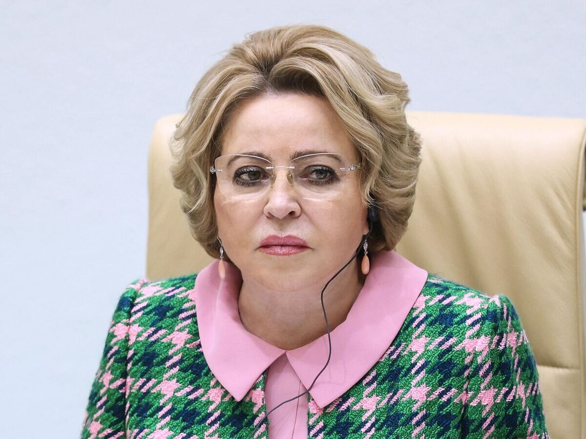    Председатель Совета Федерации РФ Валентина Матвиенко © Пресс-служба Совета Федерации РФ
