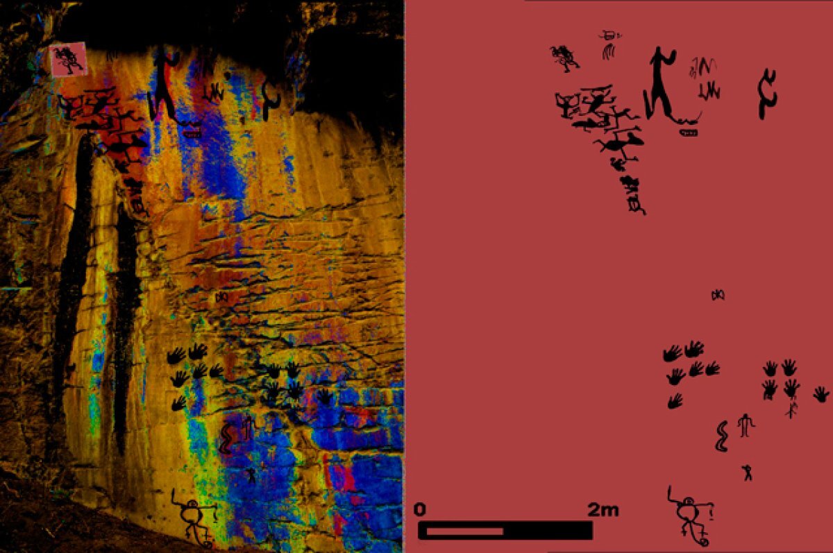    Небо на скале.