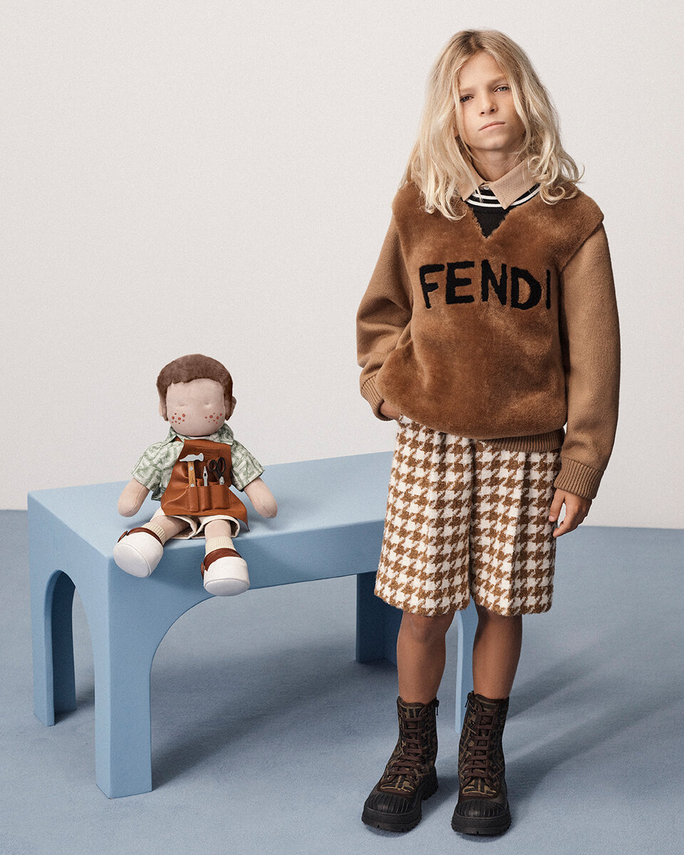    Fendi показал новую весенне-летнюю детскую коллекцию (фото 3)