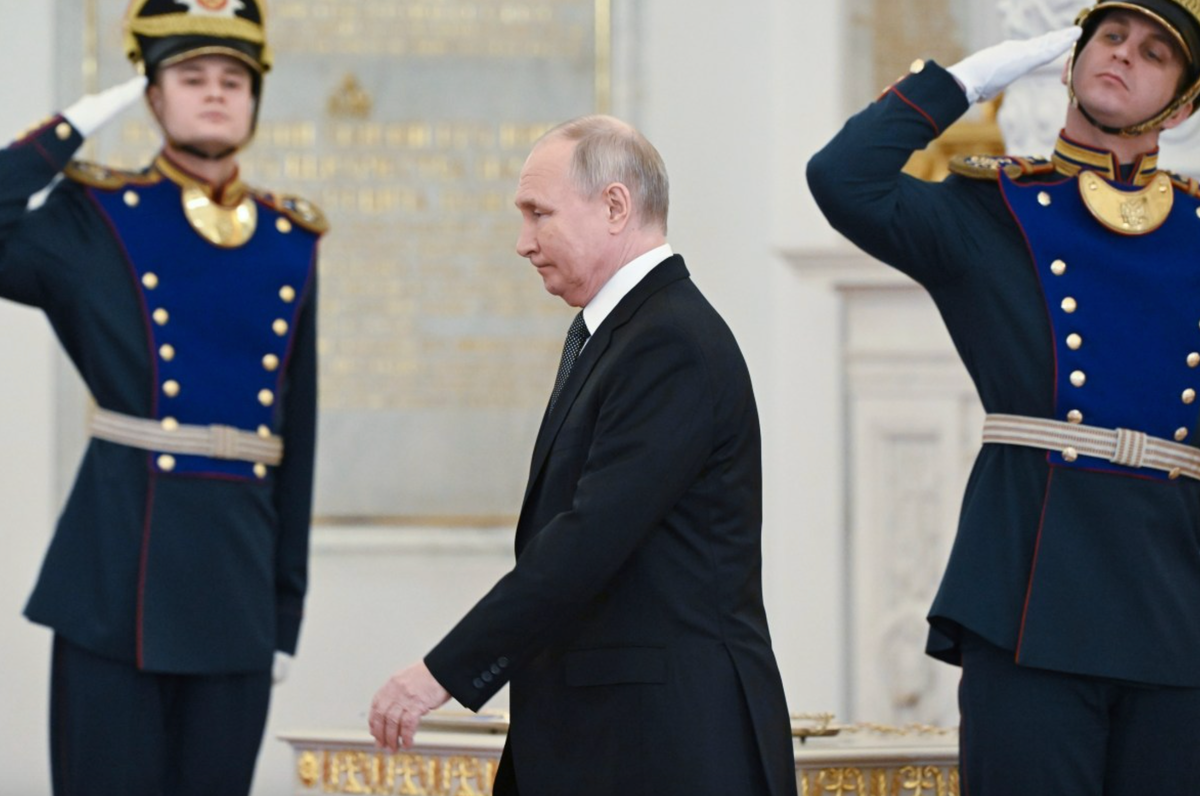 Путин пытался уклониться от вопросов родственников солдат, обеспокоенных их благополучием на Украине © SERGEI GUNEYEV, SPUTNIK, KREMLIN VIA AP