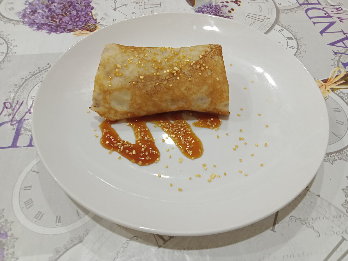 Банановая начинка для блинов