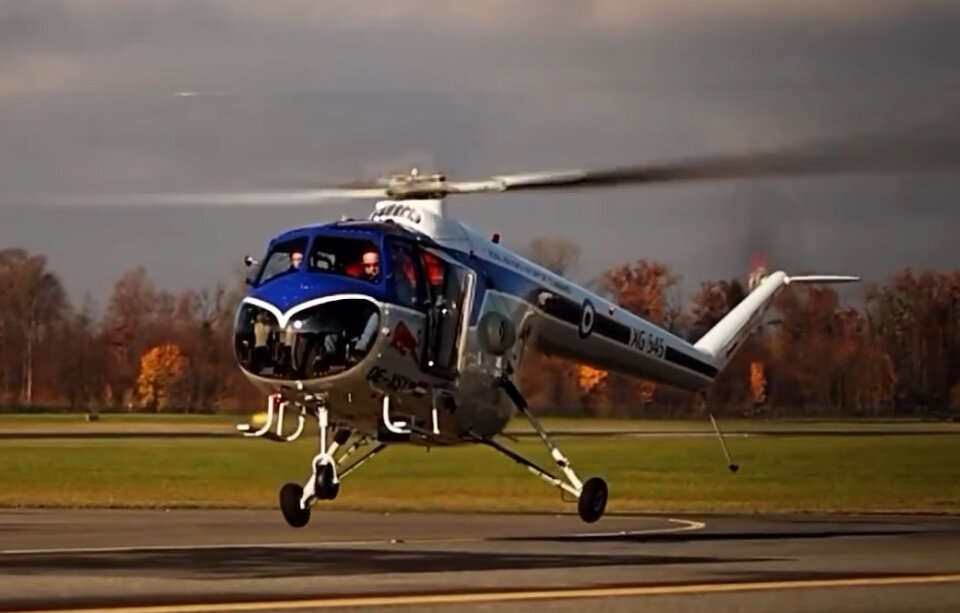 вертолет Bristol 171 Sycamore, фото: осень 2023 года.