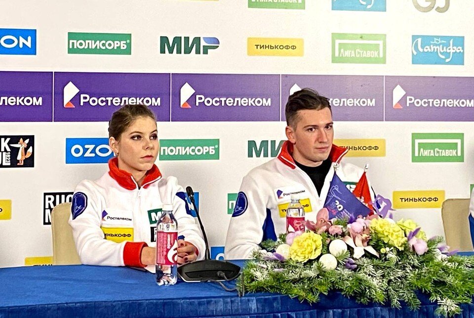    Анастасия Мишина и Александр Галлямов были очень откровенны с журналистами София ПОРОМОВА