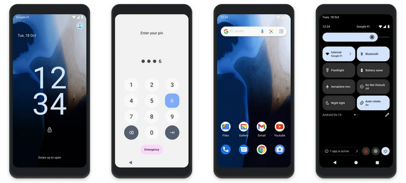    Android 13 Go