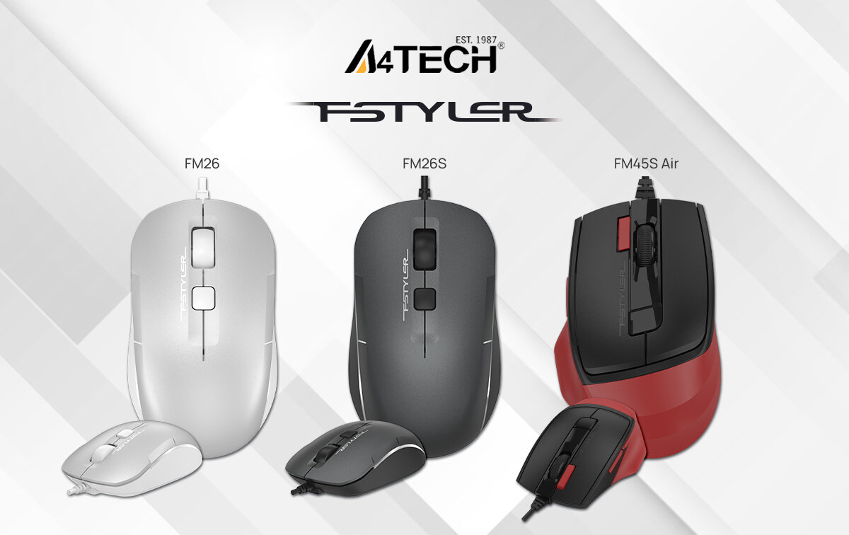 FM26 и FM26S получили подсветку White, FM45S Air – функцию Air Mouse и две боковые кнопки.