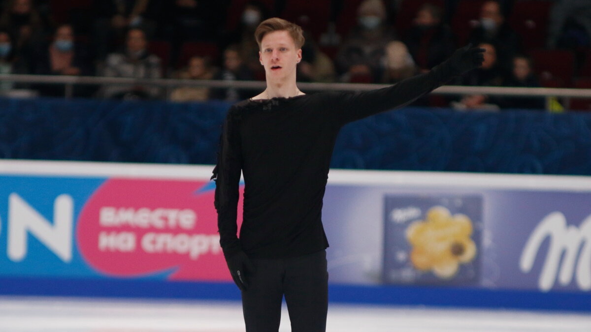    Алексей Ерохов на чемпионате России-2022, по итогам которого шел отбор на Олимпиаду в Пекин. Фото: GLOBAL LOOK PRESS