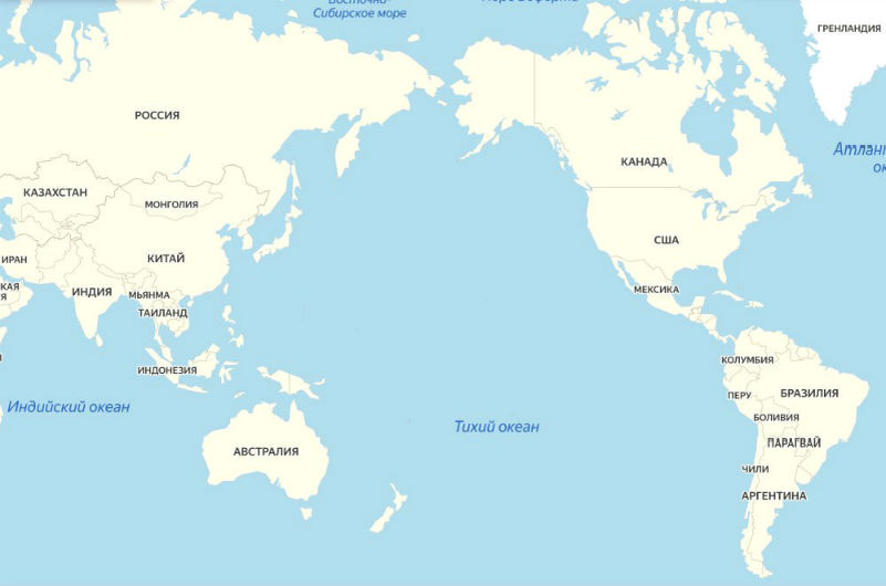 Россия индия морем. Тихий океан на карте. Где находится тихий океан на карте. Тизийокеан на карте МИПА.