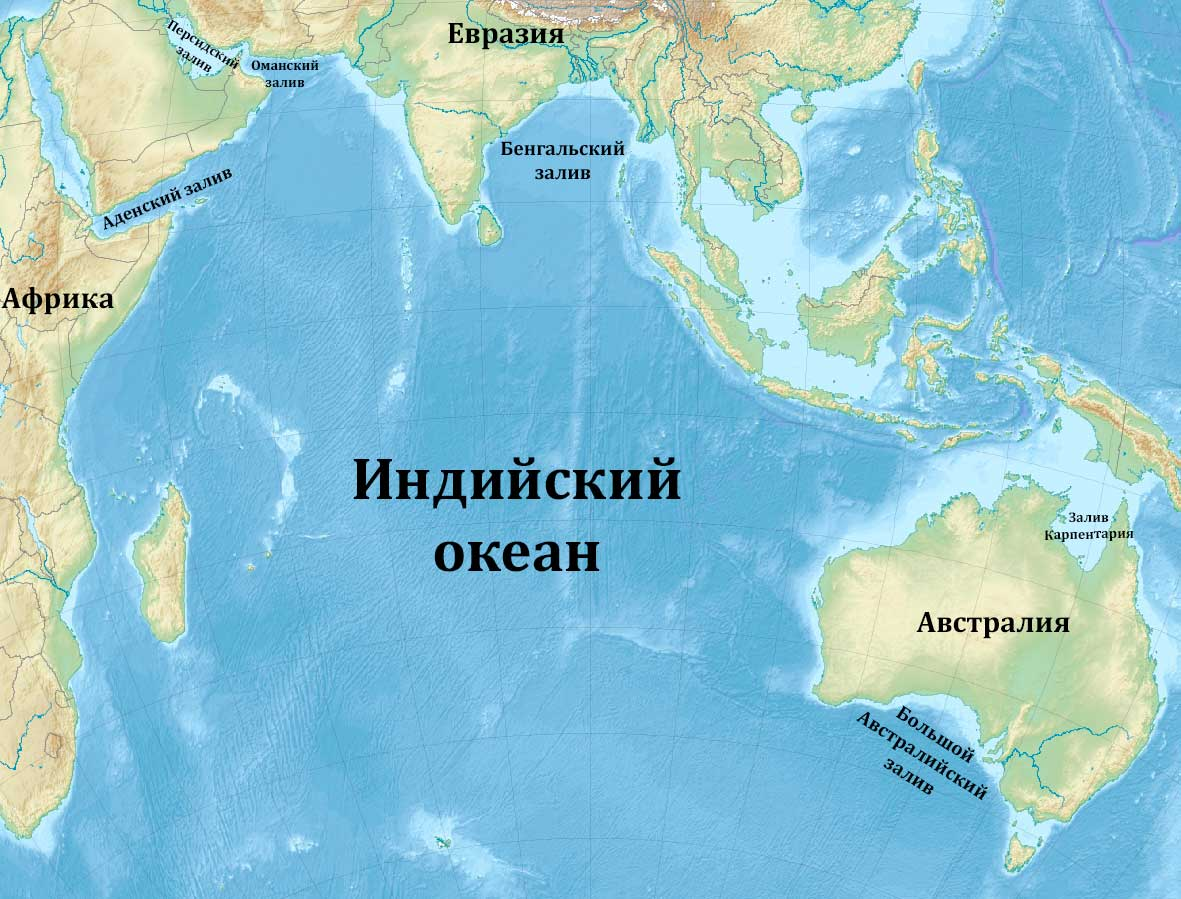 Реки индийского океана