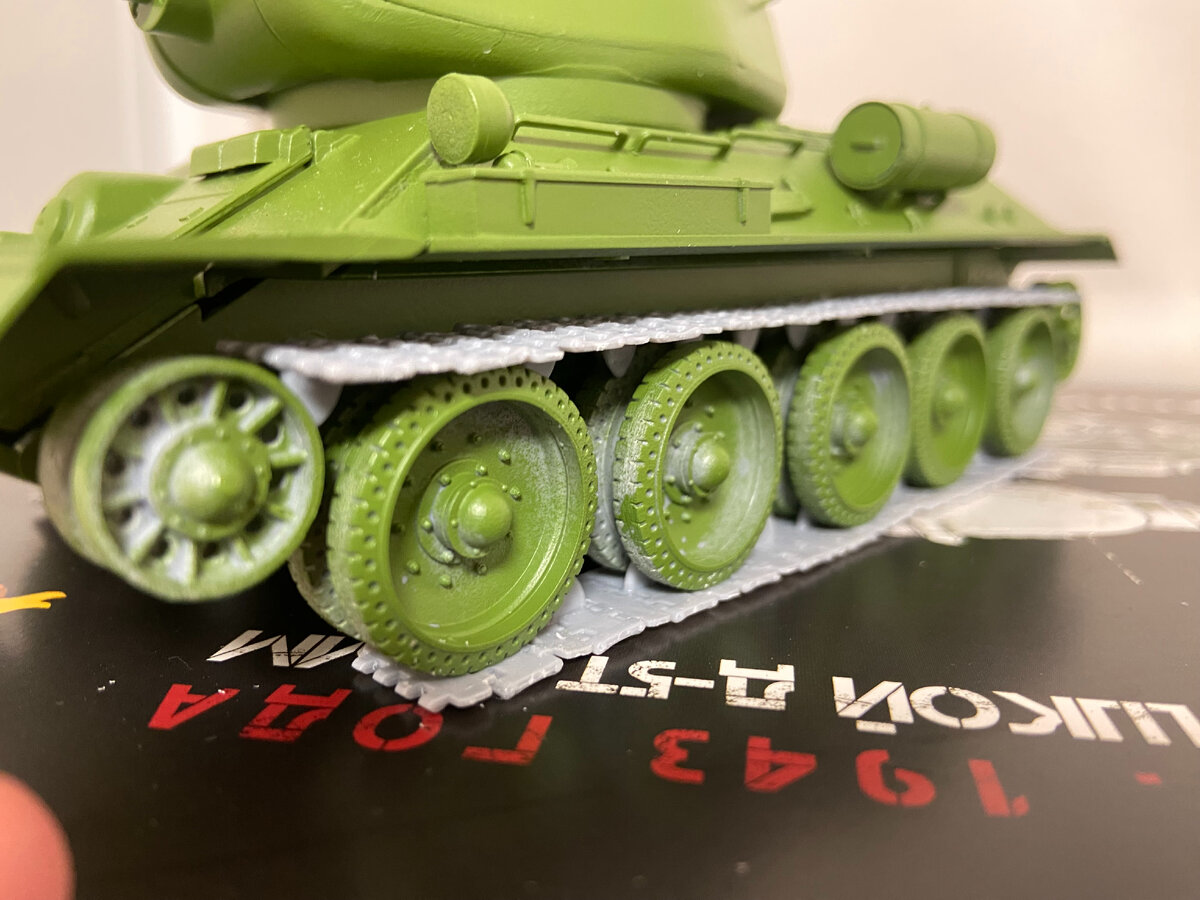 Как сделать гусеницы для Т-80 в масштабе 1/72