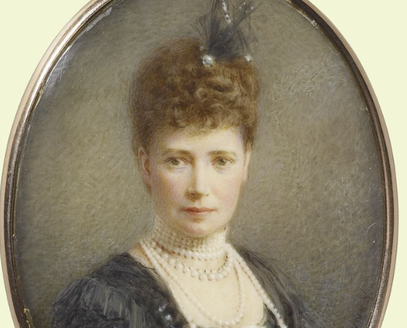 Императрица Мария Федоровна, портретная миниатюра 1910-х годов.