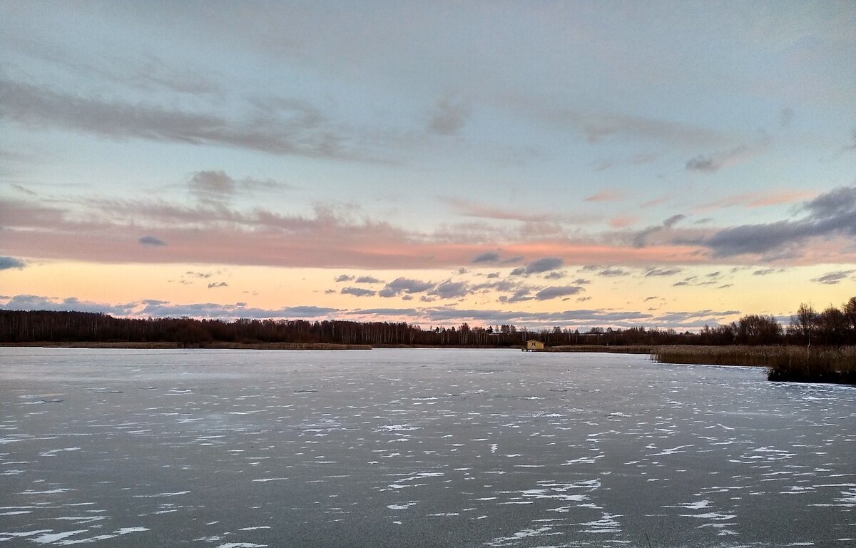 Первый мороз и первый лёд