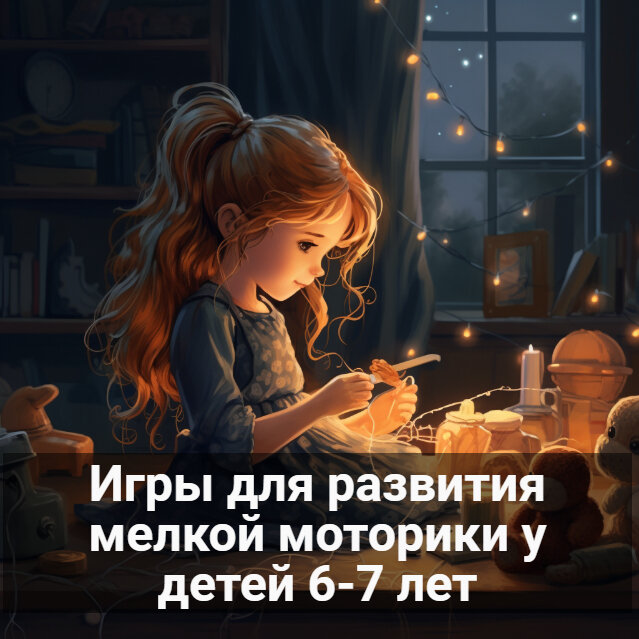 игры для развития моторики у детей