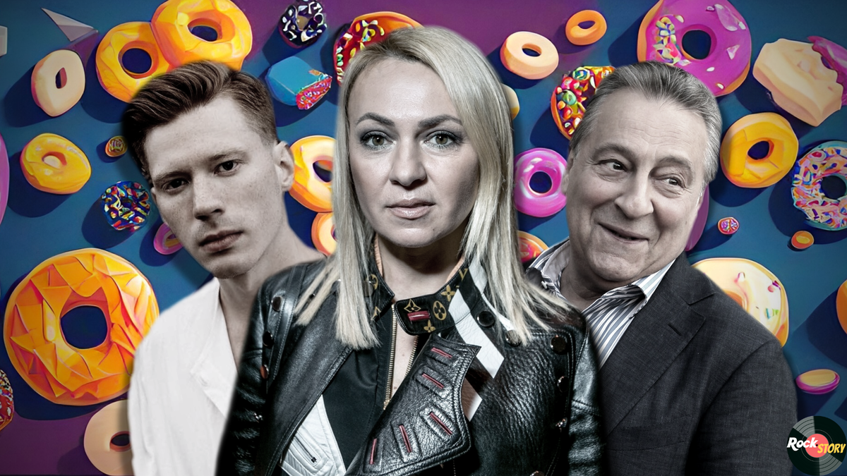 На фотографии: Никита Пресняков, Яна Рудковская и Геннадий Хазанов