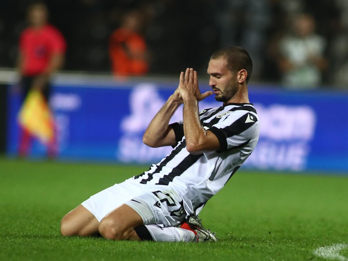    Полузащитник ПАОК Магомед Оздоев© Фото : Пресс-служба клуба ПАОК