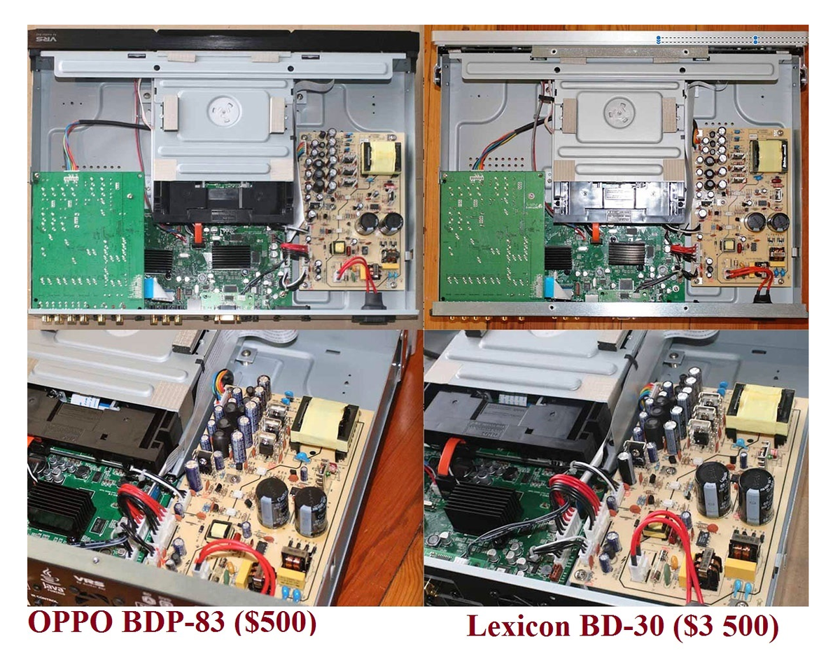 Lexicon BD-30 за $3 000 и OPPO BDP-83 за $500