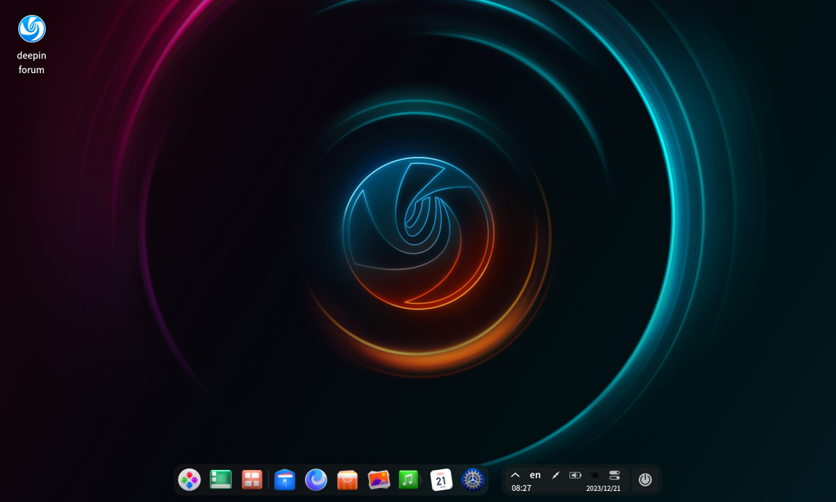 Скриншот Deepin 23 Beta2