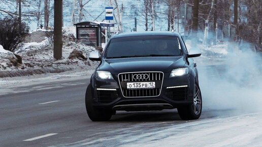 Audi Q7 V12.Дизельный ураган под контролем.Anton Avtoman.