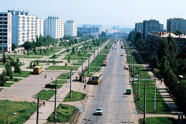 Фото из открытых источников. Куйбышев, 1983 год. Улица Стара-Загора